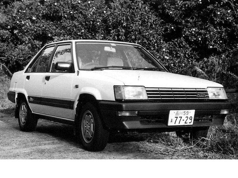 Toyota Corsa (AL20, AL21, AL25) 2 поколение, рестайлинг, седан (08.1984 - 04.1986)